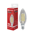 IN HOME Лампа светодиодная LED-СВЕЧА-deco 15Вт 230В Е14 4000К 1455Лм прозрачная 4690612055954 - фото 47213