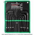 ROCKFORCE Набор ключей 6-гранных г-образных 10 предметов 5107 - фото 47247