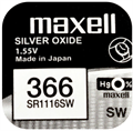 Maxell Батарейка 366 SR1116SW j3RSuWpmjVwdtc5ST3v7j3 - фото 47560