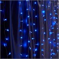 Светодиодная гирлянда Feron CL19 занавес 2*1,5м + 3м синий статичная, c питанием от сети 230V, прозрачный шнур 32330