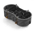 GREENEL Коробка установочная 2-я141х70х45мм. для полых стенах (100 шт.) GE40023
