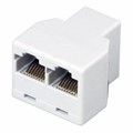 REXANT Двойник компьютерный RJ-45(8P8C) (гнездо - 2 гнезда) 03-0103