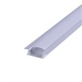 REXANT Комплект врезного алюминиевого профиля с рассеивателем, 22х6мм, 2м 146-405
