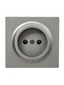 Lezard LETO Розетка б/з ПБТ платина 752-3500-121B