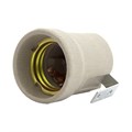 Электрический патрон керамический Е27 с Уголком держателем для ламп YKE27-2 SP-00054