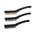 ТУНДРА Набор щеток металлических ручных, пластиковые рукоятки, большие, 3 шт. 1032388