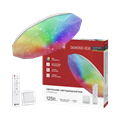 IN HOME Светильник светодиодный COMFORT DIAMOND-RGB 125Вт 230В 3000-6500K 10000Лм 500x105мм с пультом ДУ 4690612058887