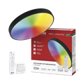 IN HOME Светильник светодиодный SCANDY SIMPLE-125RGB-RCB 125Вт 230В 3000-6500K 10000Лм 400x50мм пульт ДУ черный 4690612062273