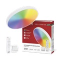 IN HOME Светильник светодиодный SCANDY SIMPLE-125RGB-RCW 125Вт 230В 3000-6500K 10000Лм 400x50мм пульт ДУ белый 4690612062266