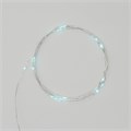 NEON-NIGHT Гирлянда светодиодная Роса 2м, 20LED, БИРЮЗОВЫЙ, IP20, тонкий батарейный блок, 2хCR2032 в комплекте 303-004